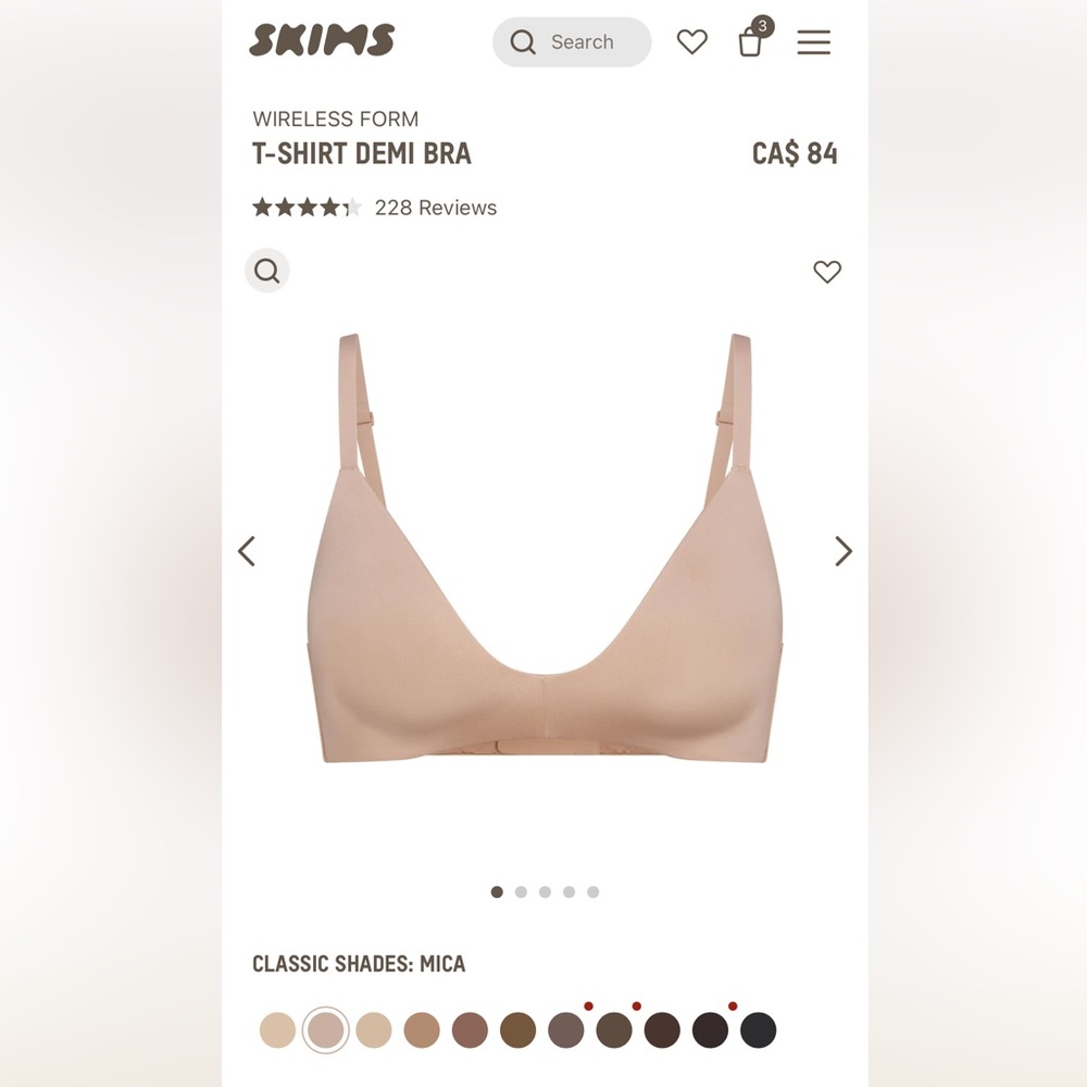 Skims bra